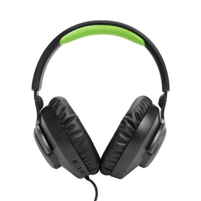 JBL Quantum 100X | Casque de jeu filaire circum-auriculaire - Pour Console X-box - Noir/Vert-Sonxplus Sorel