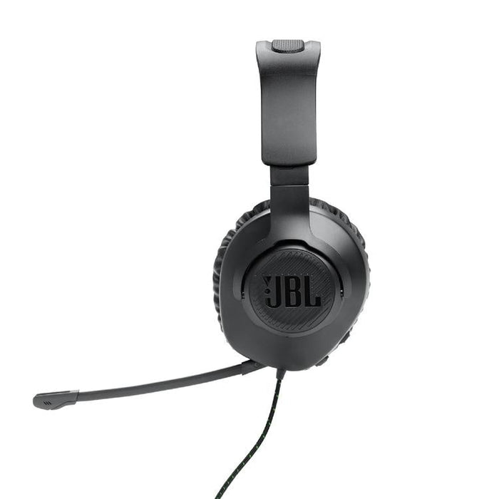 JBL Quantum 100X | Casque de jeu filaire circum-auriculaire - Pour Console X-box - Noir/Vert-Sonxplus Sorel