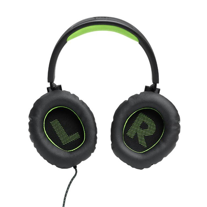 JBL Quantum 100X | Casque de jeu filaire circum-auriculaire - Pour Console X-box - Noir/Vert-Sonxplus Sorel
