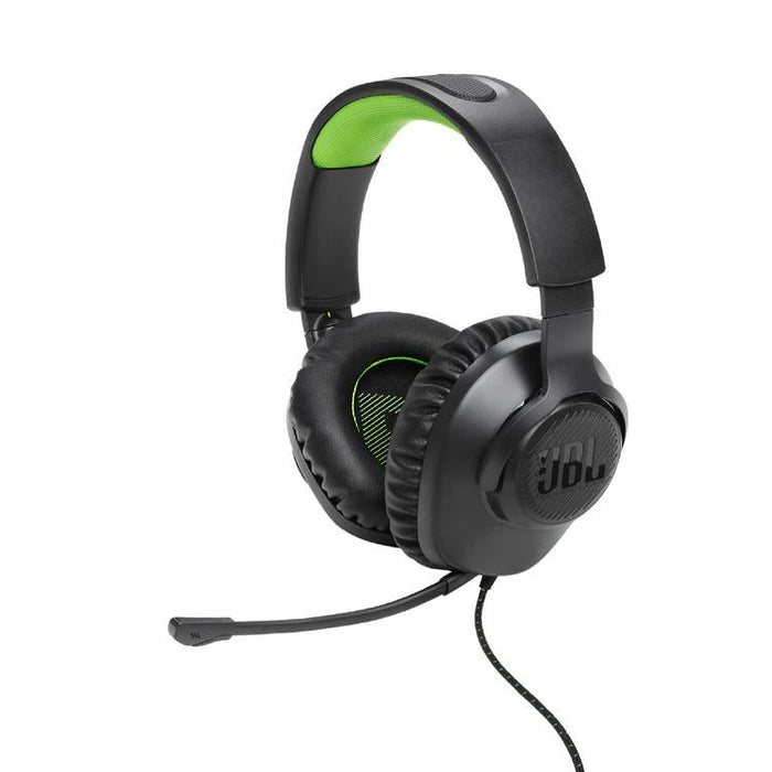 JBL Quantum 100X | Casque de jeu filaire circum-auriculaire - Pour Console X-box - Noir/Vert-Sonxplus Sorel