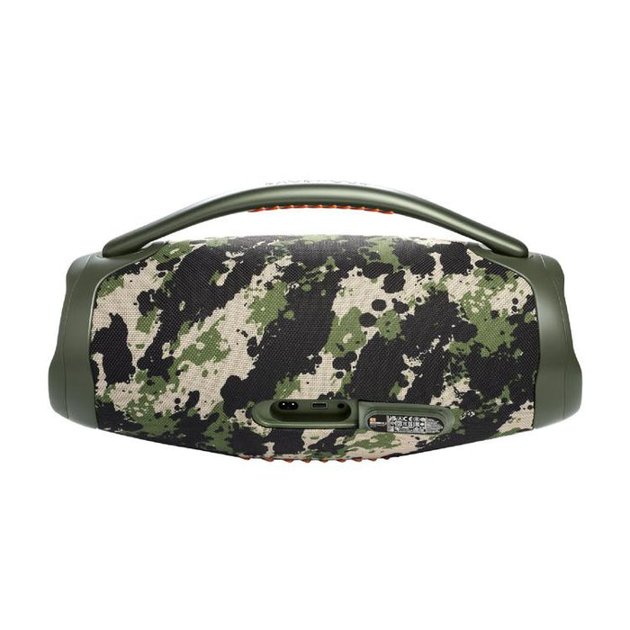 JBL Boombox 3 | Haut-parleur portable - Bluetooth - IP67 - 3 Voies - Camouflage-Sonxplus Sorel
