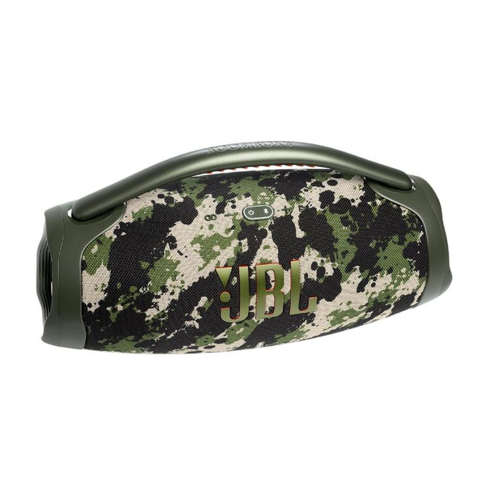 JBL Boombox 3 | Haut-parleur portable - Bluetooth - IP67 - 3 Voies - Camouflage-Sonxplus Sorel