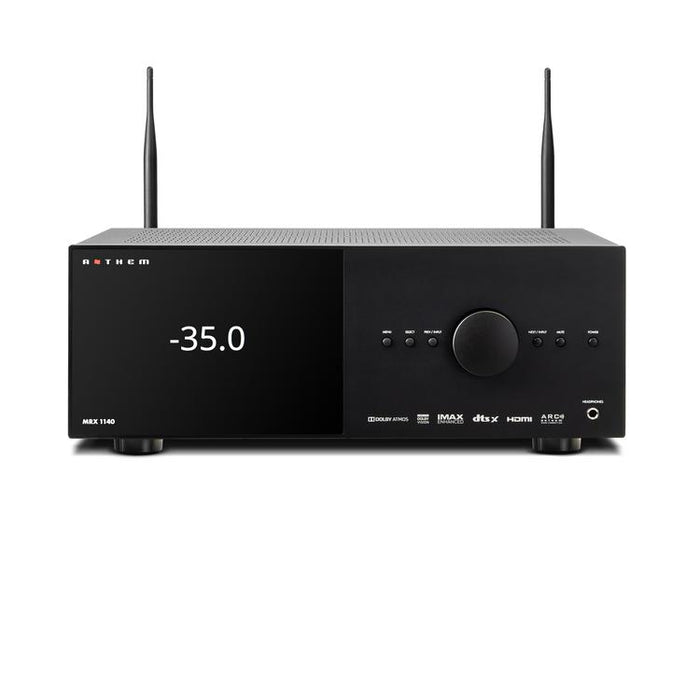 Anthem MRX 1140 8K | Récepteur cinéma maison - Préamplificateur 15.2 canaux et Amplificateur 11 canaux - 140 W - Noir-Sonxplus Sorel
