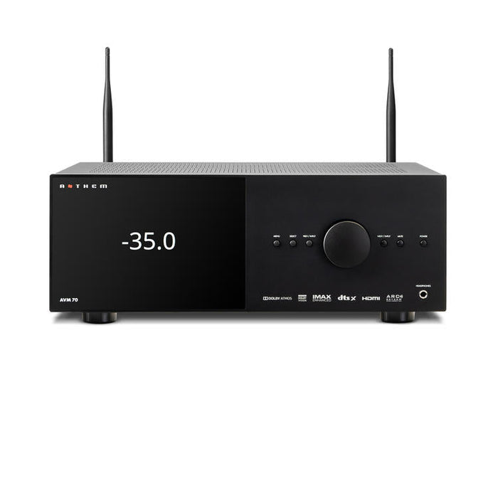 Anthem AVM 70 8K | Préamplificateur A/V - 15.2 canaux - Processeur vidéo - Noir.
