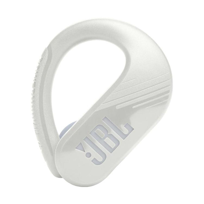 JBL Endurance Peak III | Écouteurs Sport intra-auriculaires - 100% Sans fil - Étanche - Conception Powerhook - Blanc-Sonxplus Sorel