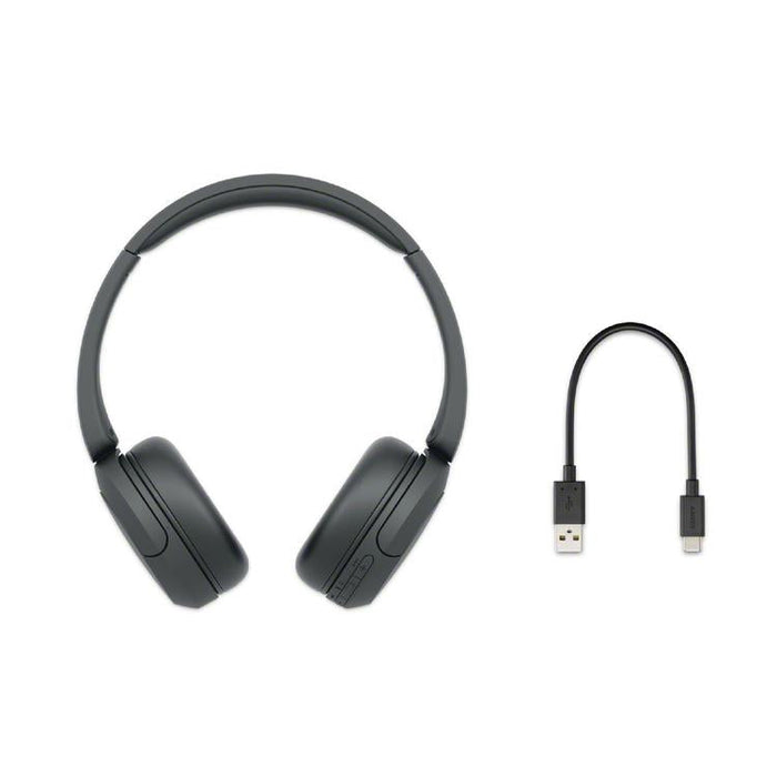 Sony WHCH520 | Écouteurs supra-auriculaires - Sans fil - Bluetooth - Jusqu'à 50 heures d'autonomie - Noir-Sonxplus Sorel