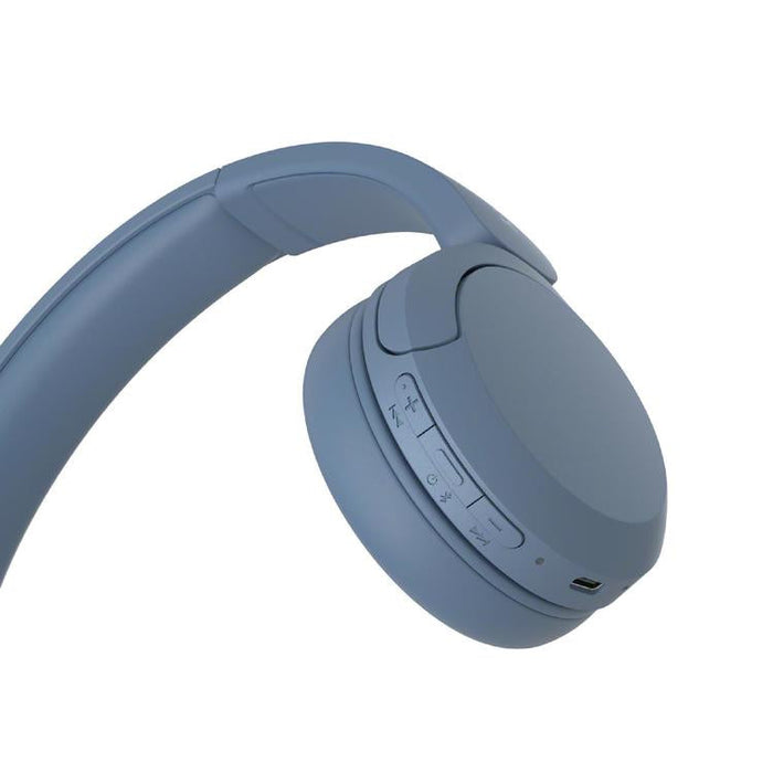 Sony WH-CH520 | Écouteurs supra-auriculaires - Sans fil - Bluetooth - Jusqu'à 50 heures d'autonomie - Bleu-Sonxplus Sorel