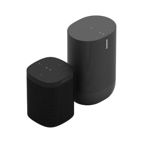 Sonos | Ensemble intérieur-extérieur - Era 100 et Move - Noir-Sonxplus Sorel