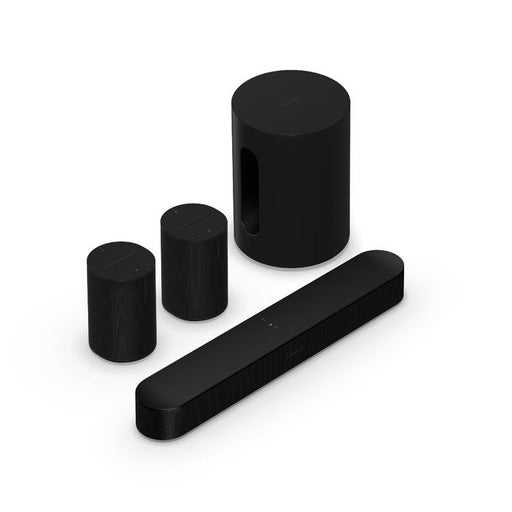 Sonos | Ensemble immersif avec Beam - Sub Mini - Era 100 - Noir-Sonxplus Sorel