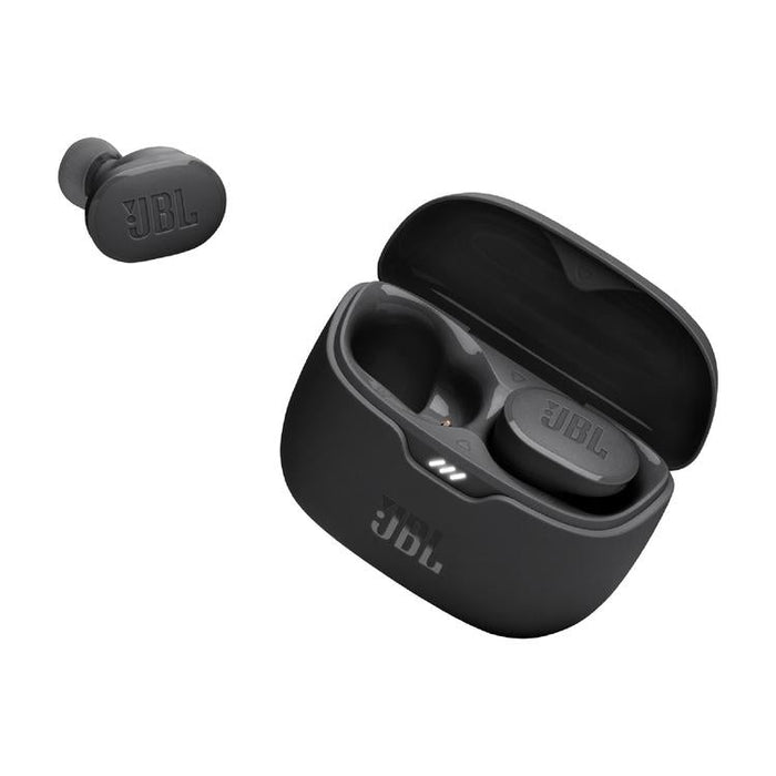 JBL Tune Buds | Écouteurs intra-auriculaires - 100% Sans fil - Bluetooth - Réduction de bruit - 4 microphones - Noir-Sonxplus Sorel
