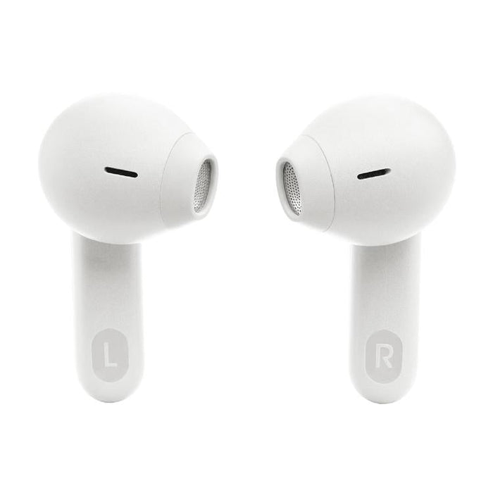 JBL Tune Flex | Écouteurs intra-auriculaires - 100% Sans fil - Bluetooth - Réduction de bruit - Conception Stick-open - IPX4 - Blanc-Sonxplus Sorel