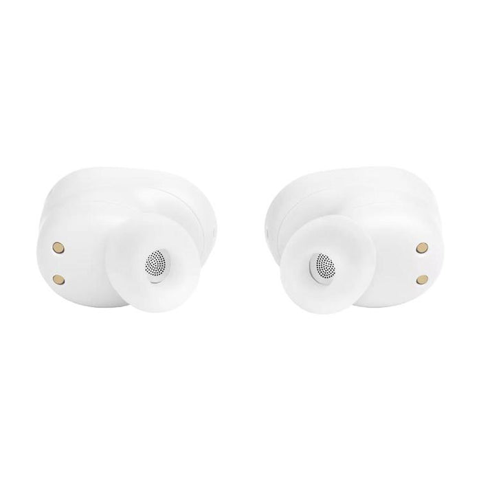 JBL Tune Buds | Écouteurs intra-auriculaires - 100% Sans fil - Bluetooth - Réduction de bruit - 4 microphones - Blanc-Sonxplus Sorel