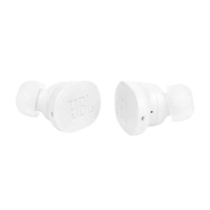 JBL Tune Buds | Écouteurs intra-auriculaires - 100% Sans fil - Bluetooth - Réduction de bruit - 4 microphones - Blanc-Sonxplus Sorel
