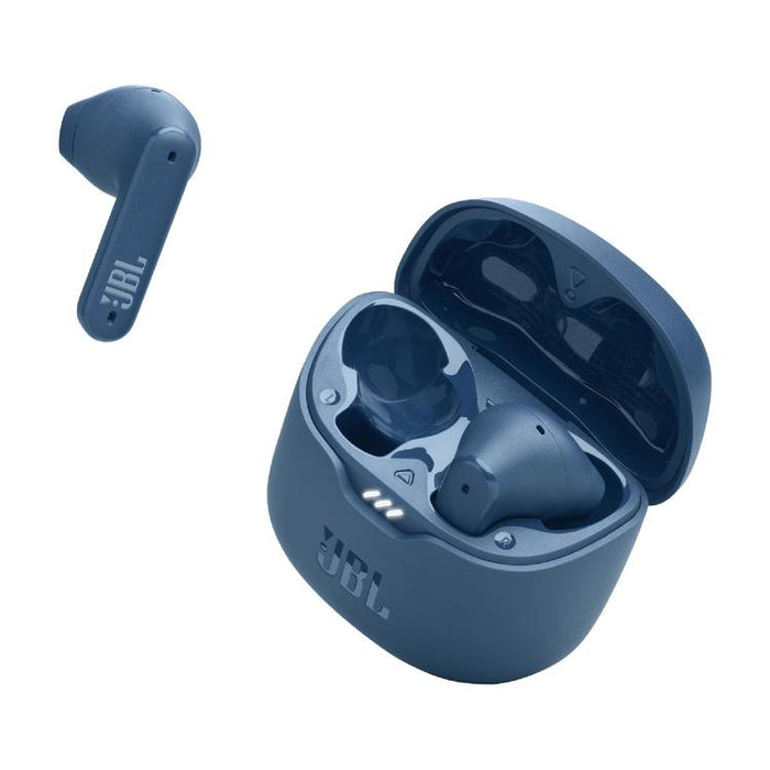 JBL Tune Flex | Écouteurs intra-auriculaires - 100% Sans fil - Bluetooth - Réduction de bruit - Conception Stick-open - IPX4 - Bleu-Sonxplus Sorel