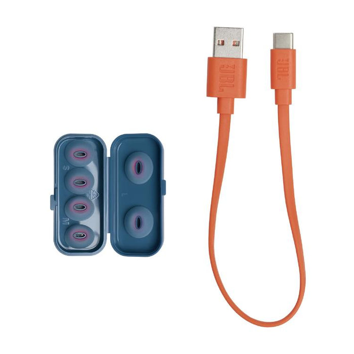 JBL Tune Flex | Écouteurs intra-auriculaires - 100% Sans fil - Bluetooth - Réduction de bruit - Conception Stick-open - IPX4 - Bleu-Sonxplus Sorel