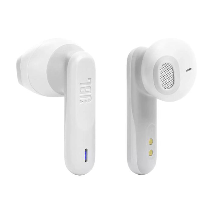 JBL Vibe Flex | Écouteurs intra-auriculaires - Sans fil - Bluetooth - Conception Stick-open - Technologie Smart Ambient - Blanc-Sonxplus Sorel