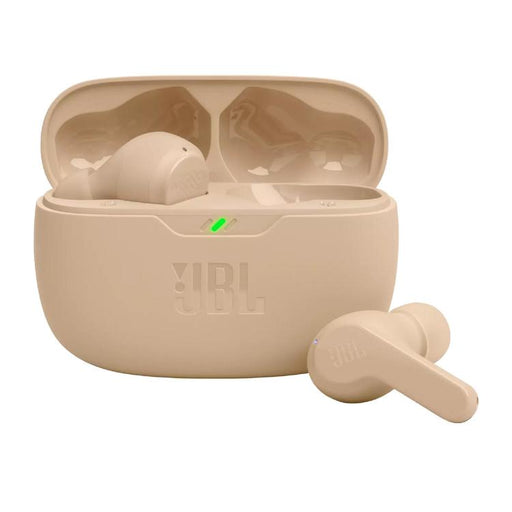 JBL Vibe Beam | Écouteurs intra-auriculaires - Sans fil - Bluetooth - Technologie Smart Ambient - Beige-Sonxplus Sorel