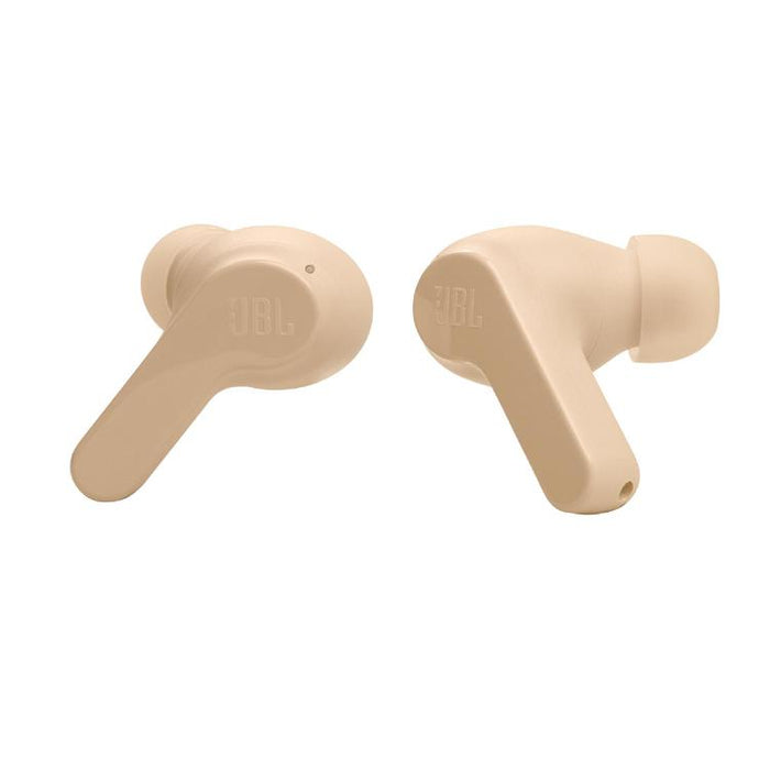JBL Vibe Beam | Écouteurs intra-auriculaires - Sans fil - Bluetooth - Technologie Smart Ambient - Beige-Sonxplus Sorel