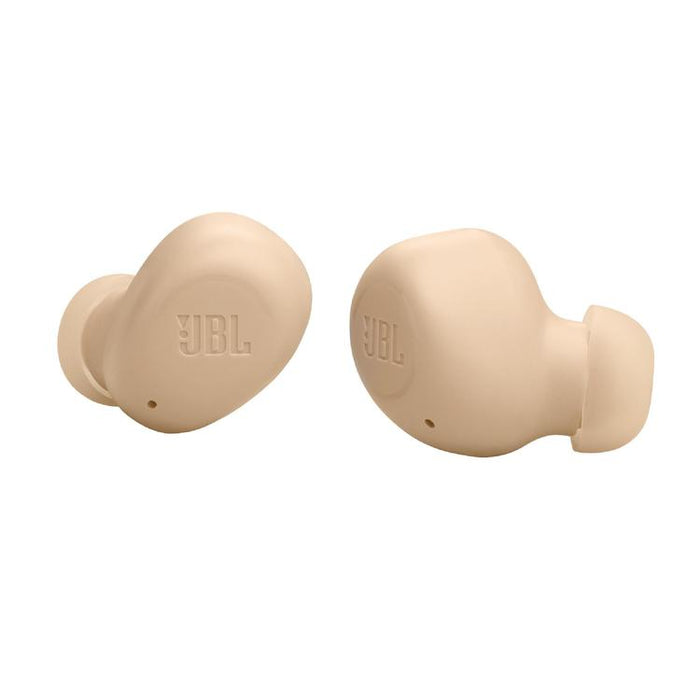 JBL Vibe Buds | Écouteurs intra-auriculaires - Sans fil - Bluetooth - Technologie Smart Ambient - Beige-Sonxplus Sorel