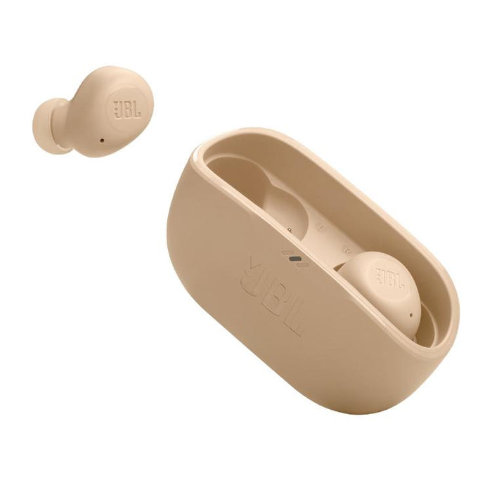 JBL Vibe Buds | Écouteurs intra-auriculaires - Sans fil - Bluetooth - Technologie Smart Ambient - Beige-Sonxplus Sorel