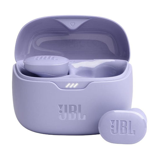 JBL Tune Buds | Écouteurs intra-auriculaires - 100% Sans fil - Bluetooth - Réduction de bruit - 4 microphones - Mauve-Sonxplus Sorel
