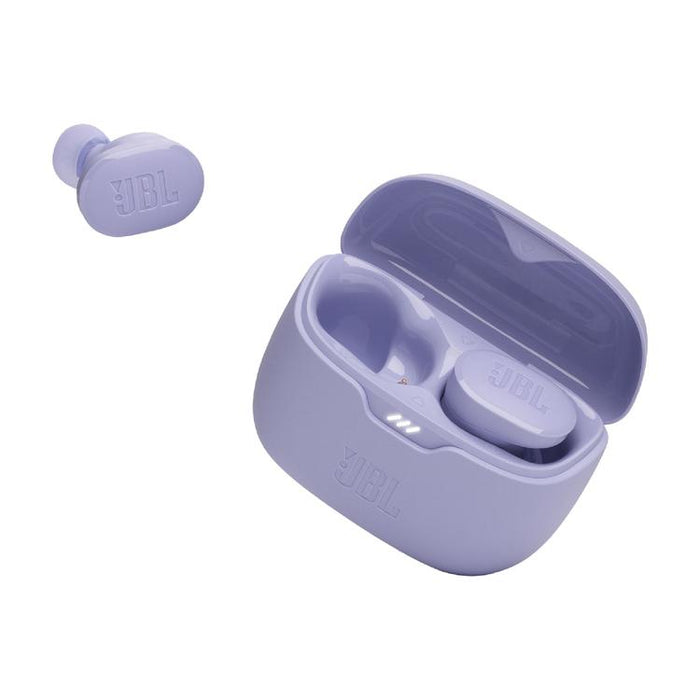 JBL Tune Buds | Écouteurs intra-auriculaires - 100% Sans fil - Bluetooth - Réduction de bruit - 4 microphones - Mauve-Sonxplus Sorel