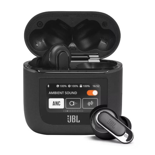 JBL TOUR PRO 2 | Écouteurs intra-auriculaires - Sans fil - Bluetooth - True ANC - 6 microphones - Étui intelligent - Noir-Sonxplus Sorel