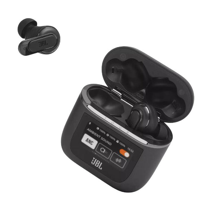 JBL TOUR PRO 2 | Écouteurs intra-auriculaires - Sans fil - Bluetooth - True ANC - 6 microphones - Étui intelligent - Noir-Sonxplus Sorel