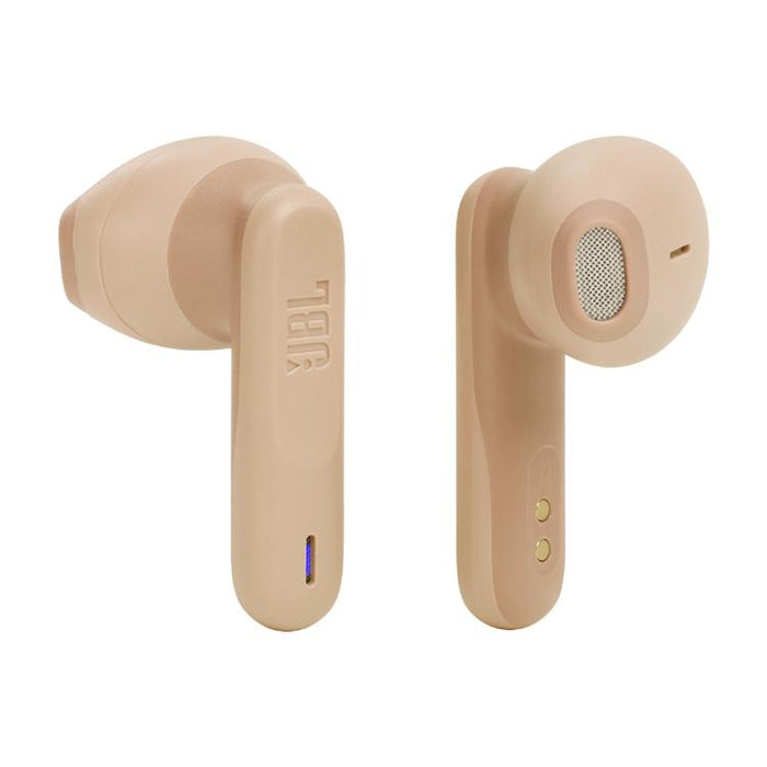 JBL Vibe Flex | Écouteurs intra-auriculaires - Sans fil - Bluetooth - Conception Stick-open - Technologie Smart Ambient - Beige-Sonxplus Sorel