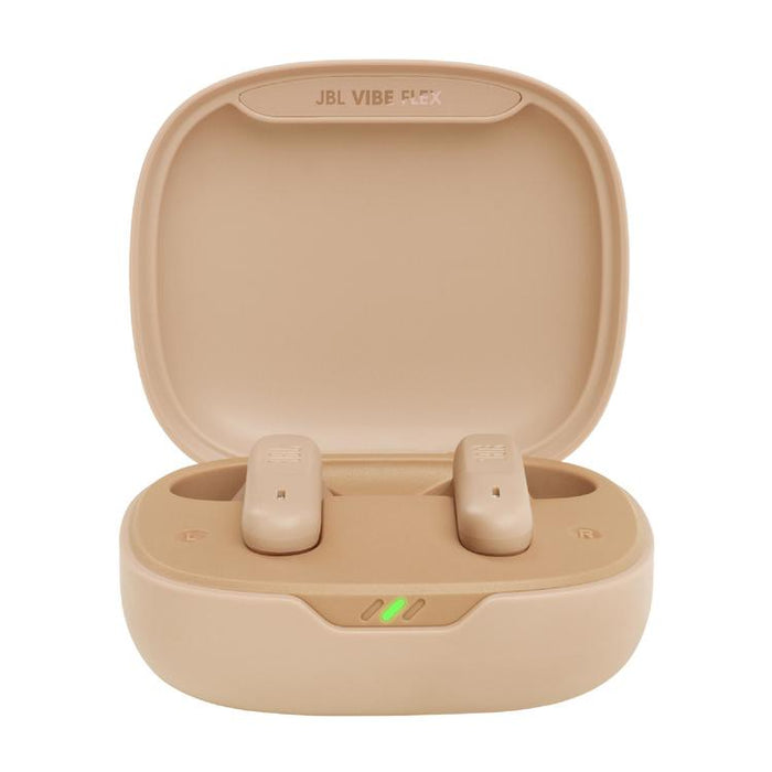 JBL Vibe Flex | Écouteurs intra-auriculaires - Sans fil - Bluetooth - Conception Stick-open - Technologie Smart Ambient - Beige-Sonxplus Sorel