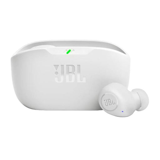 JBL Vibe Buds | Écouteurs intra-auriculaires - Sans fil - Bluetooth - Technologie Smart Ambient - Blanc-Sonxplus Sorel