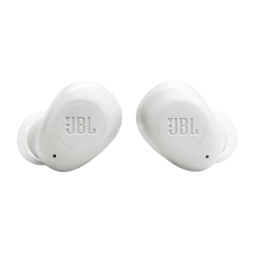 JBL Vibe Buds | Écouteurs intra-auriculaires - Sans fil - Bluetooth - Technologie Smart Ambient - Blanc-Sonxplus Sorel