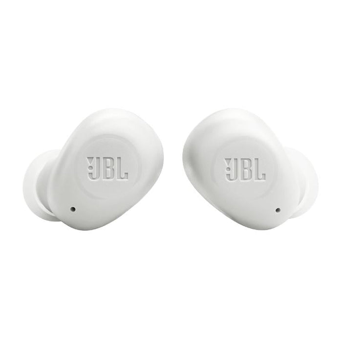 JBL Vibe Buds | Écouteurs intra-auriculaires - Sans fil - Bluetooth - Technologie Smart Ambient - Blanc-Sonxplus Sorel