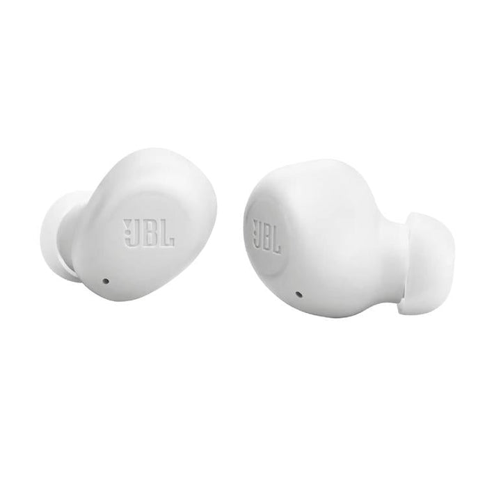 JBL Vibe Buds | Écouteurs intra-auriculaires - Sans fil - Bluetooth - Technologie Smart Ambient - Blanc-Sonxplus Sorel