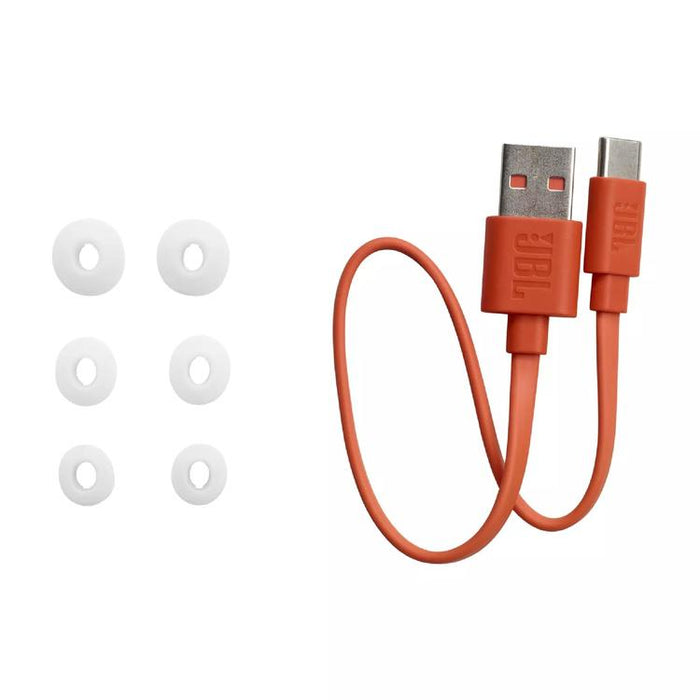 JBL Vibe Buds | Écouteurs intra-auriculaires - Sans fil - Bluetooth - Technologie Smart Ambient - Blanc-Sonxplus Sorel