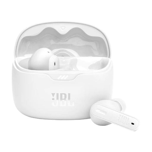JBL Tune Beam | Écouteurs intra-auriculaires - 100% Sans fil - Bluetooth - Smart Ambient - Conception Stick-open - Blanc-Sonxplus Sorel