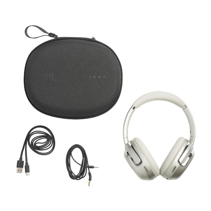 JBL Tour One M2 | Écouteurs circum-auriculaires - Sans fil - Bluetooth - Réduction de Bruit Adaptative - Champagne-Sonxplus Sorel