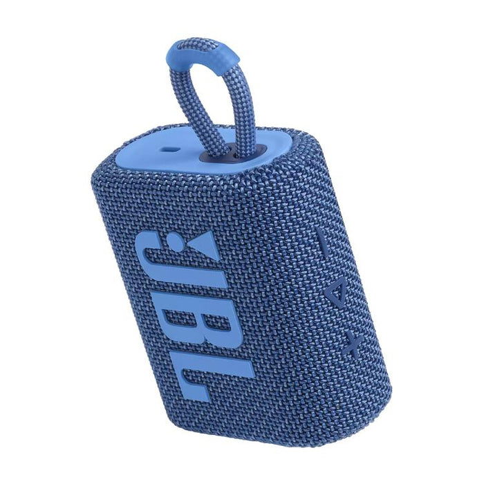 JBL Go 3 Eco | Mini Haut-parleur - Ultra-portable - Bluetooth - IP67 - Bleu-Sonxplus Sorel