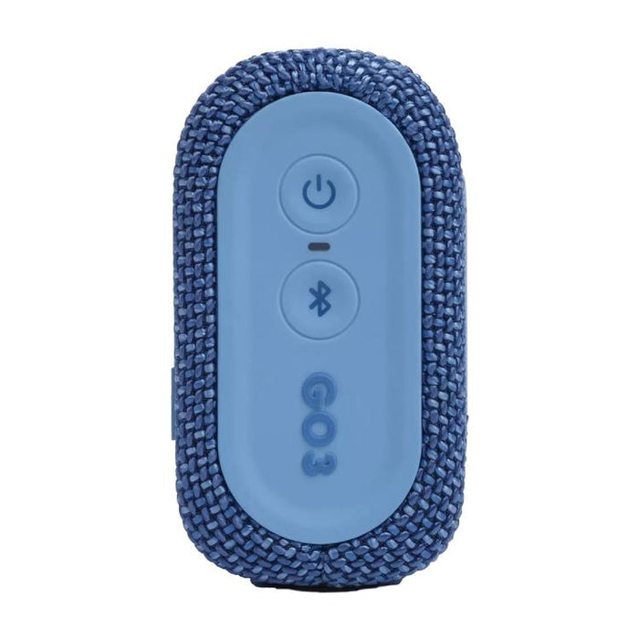 JBL Go 3 Eco | Mini Haut-parleur - Ultra-portable - Bluetooth - IP67 - Bleu-Sonxplus Sorel