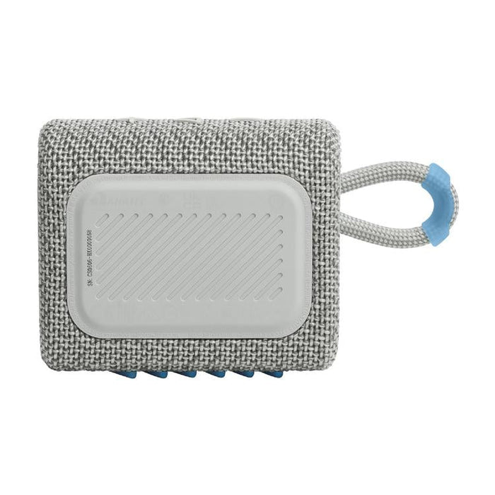 JBL Go 3 Eco | Mini Haut-parleur - Ultra-portable - Bluetooth - IP67 - Blanc-Sonxplus Sorel