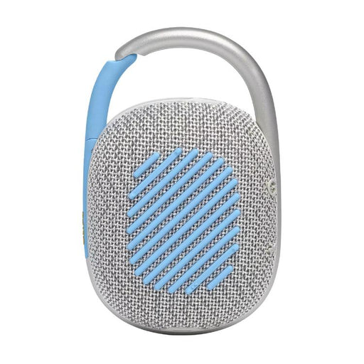 JBL Clip 4 Eco | Haut-parleur - Ultra-portable - Étanche - Bluetooth - Mousqueton intégré - Blanc-Sonxplus Sorel