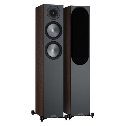 Monitor Audio Bronze 200 | Haut-parleurs de plancher - Tour - 2.5 voies - 120W - Série Bronze - Paire - Noyer-Sonxplus Sorel