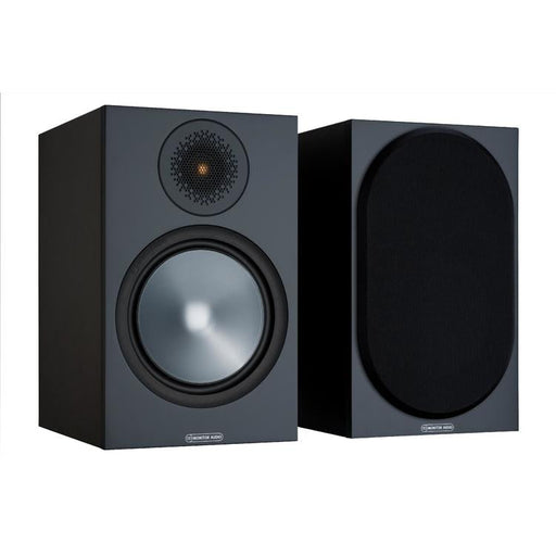 Monitor Audio Bronze 100 | Haut-parleurs de Bibliothèque - 2 voies - 100W - Série Bronze - Paire - Noir-Sonxplus Sorel
