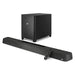 Polk MagniFi MAX AX | Système Cinéma maison 5.1.2 - Barre de son Max - 1 Caisson de graves 10" sans fil - Noir-Sonxplus Sorel