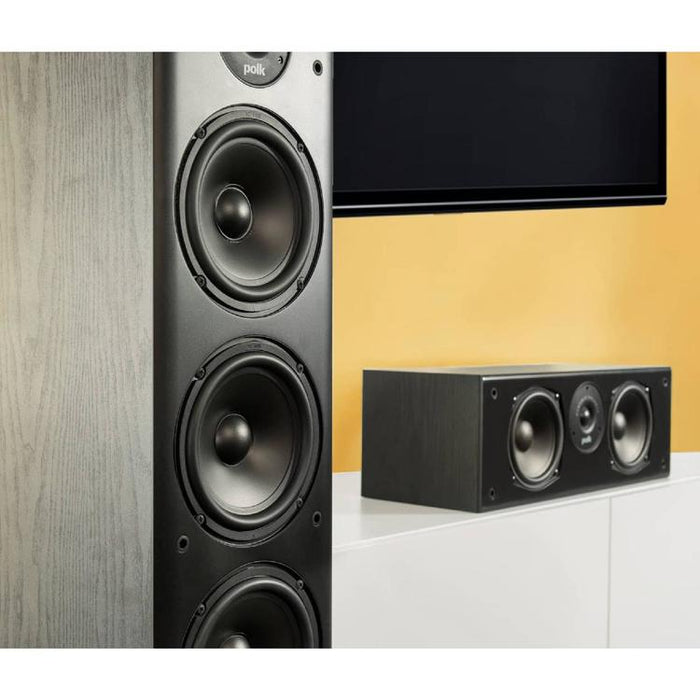 Polk T30 | Haut-parleur central - Série T - 2 voies - 100W - Noir-Sonxplus Sorel