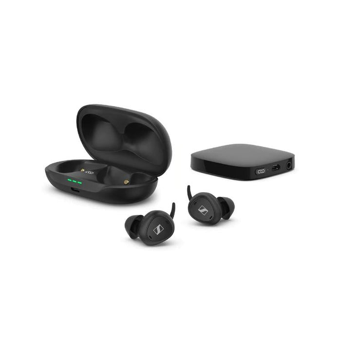 Sennheiser TV Clear Set | Écouteurs intra-auriculaires - Sans fil - Bluetooth - Connecteur pour téléviseur - Noir-Sonxplus Sorel