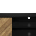 Monarch Specialties I 2781 | Meuble pour téléviseur 72'' - Base noir - Avec 2 portes simili-bois-Sonxplus Sorel