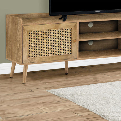 Monarch Specialties I 2723 | Meuble pour téléviseur 72'' - Avec rangement - Noyer-Sonxplus Sorel