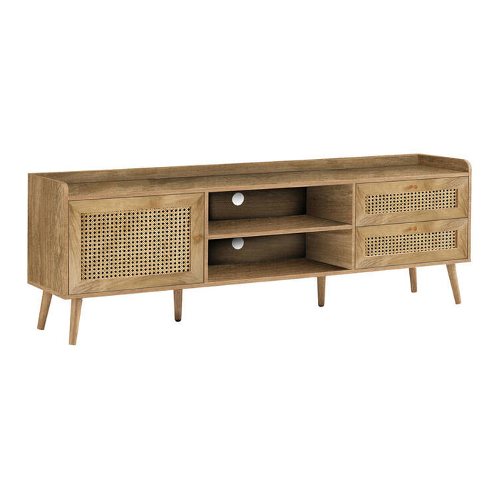 Monarch Specialties I 2723 | Meuble pour téléviseur 72'' - Avec rangement - Noyer-Sonxplus Sorel