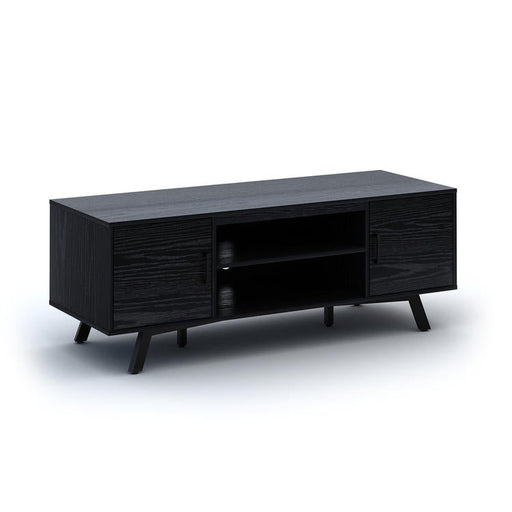 Sonora S40V55N | Meuble téléviseur - 2 Armoires - 55" de large - Noir-Sonxplus Sorel